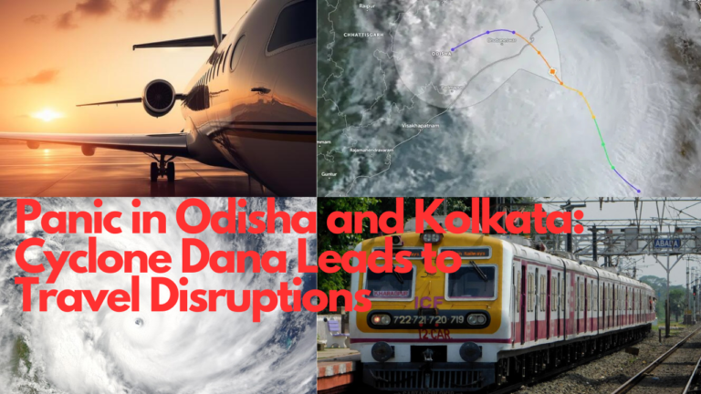 Cyclone Dana Sparks Panic: Flights and Trains Canceled Across Odisha and Kolkata, Creating Chaos in Affected Districts